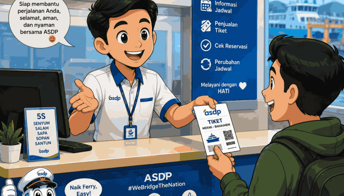 PT ASDP Department Head Operasional : Fokus Kami Jualan Tiket, Ada Tiket Pasti Berangkat