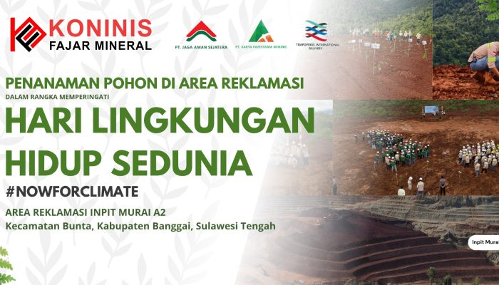 Peringati Hari Lingkungan Hidup Sedunia, KTT Najmi : Lahan Reklamasi Revegetasi Capai 45 Hektar dari Total Bukan Tambang 80 Hektar