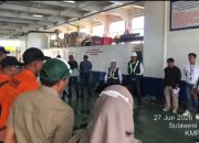PT ASDP Cabang Luwuk Gelar “Top Dril” di KMP Moinit, Tema : Kebakaran dalam Kapal