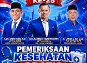 Hari Ini ! DPC Partai Demokrat Banggai Gelar Pemeriksaan Kesehatan Gratis Rangkaian HUT ke-25