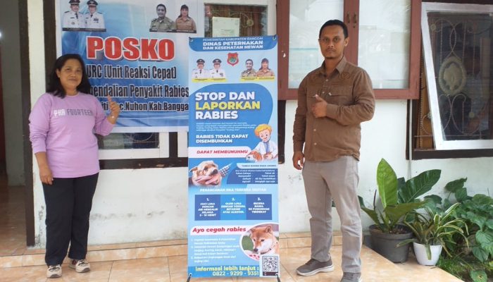 Disnakeswan Banggai Kembangkan Program URC Tangani Rabies, Kabid Rufina Patandung : Gigitan Anjing Gila Penyebab 97 Persen Kematian Manusia