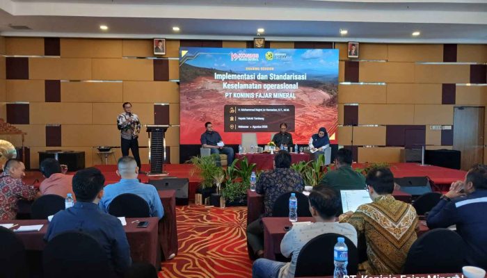 Ribuan Pemilik IUP Se-Indonesia Kementrian ESDM Percayakan PT KFM Narasumber SMKP, Najmi Paparkan Good Mining Practice dan Keselamatan