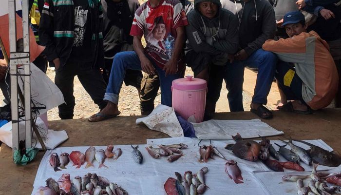 Berbagai Jenis Ikan Hasil Tangkapan Lomba, Pertanda Fungsi Ekologis Perairan Sekitar Jetty PT KFM Terjaga Dengan Baik 