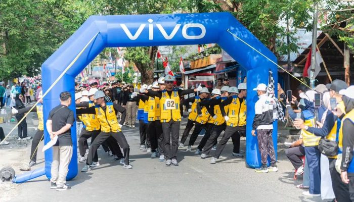 Regu Gerak Jalan Putra Dinas PUPR Banggai Sabet Juara III