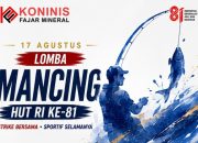 Menakar Ekosistem Biota Laut Terjaga, PT KFM Jadikan Sekitar Kawasan Perairan Jetty Jadi Zona Lomba Mancing