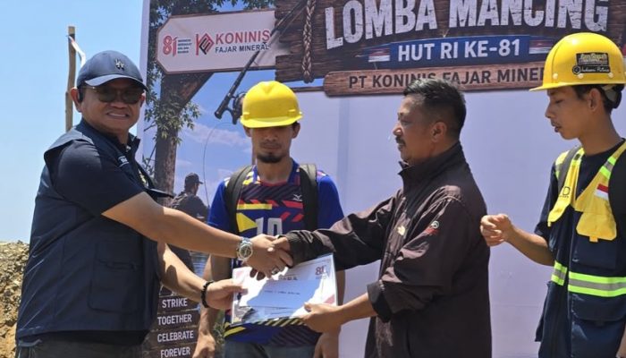 Kepala Kantor UPP Bunta Hadiri Lomba Mancing di Perairan Laut Terminal Khusus PT KFM