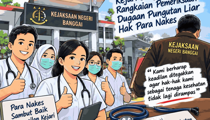 Diperiksa Kejaksaan, Nakes Puskesmas Kampung Baru : Keadilan Harus Ditegakan