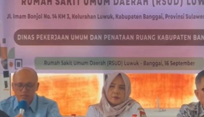 Dinas PUPR Banggai Ikuti Penyusunan AMDAL Pengembangan RSUD, Kabid PBIP : 10 Poin Hasil Konsultasi Publik