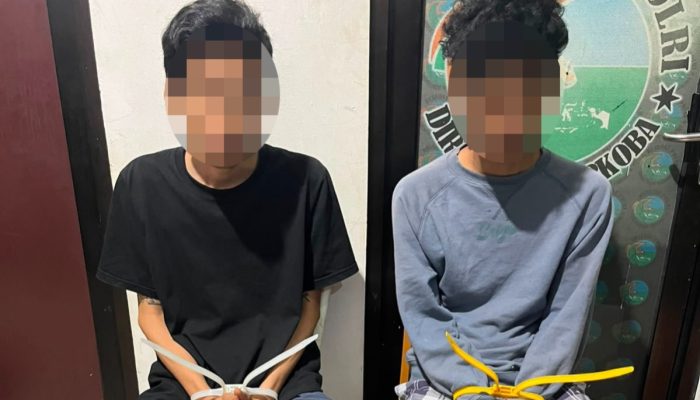 Satresnarkoba Tangkap 2 Pemuda Pengedar Narkoba di Luwuk, Barang Bukti 36 Paket Sabu Disita